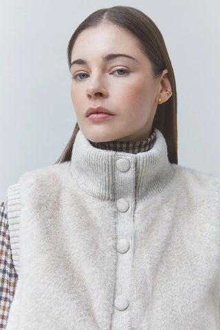 MATEO FAUX FUR VEST