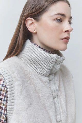 MATEO FAUX FUR VEST