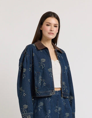 ALICE CROPPED DENIM JACKET
