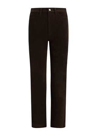 SUEDE MARGOT SLIM - DARK CHOCOLATE