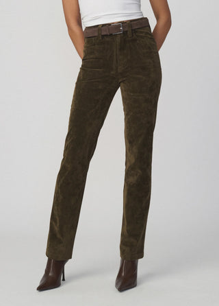 SUEDE MARGOT SLIM - OLIVE