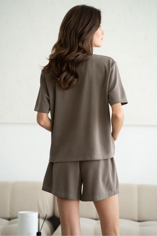 RICCI T-SHIRT - MOCHA