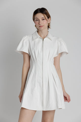 CELIN MINI DRESS - WHITE