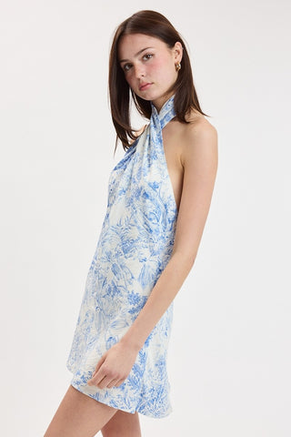 TULUM MINI DRESS - BLUE