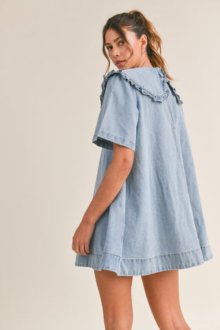 Corie Denim Shirt Dress