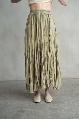 VIDA MAXI SKIRT - SAGE