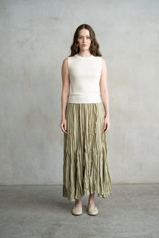 VIDA MAXI SKIRT - SAGE