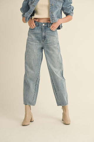 Bri barrel Denim pants