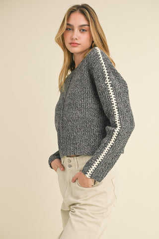 Linden Stitch Detailed Sweater