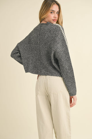 Linden Stitch Detailed Sweater