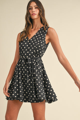 Lena Polka Dot Mini Dress