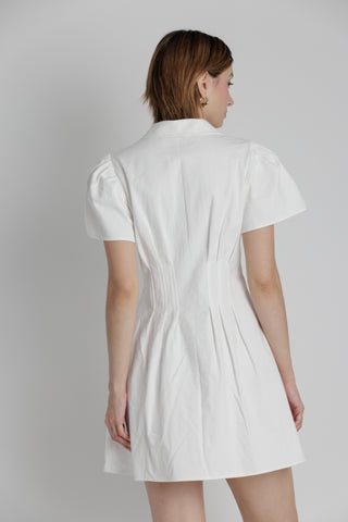 CELIN MINI DRESS - WHITE