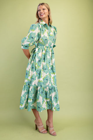 CARMEN MAXI DRESS - GREEN
