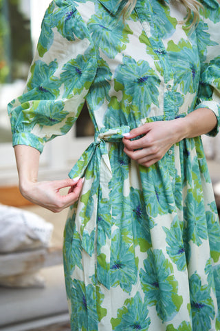 CARMEN MAXI DRESS - GREEN