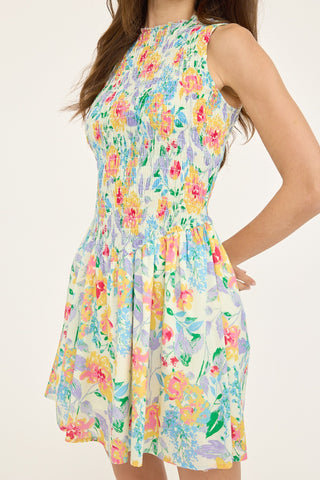 FLORAL MINI DRESS