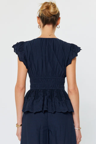 KIRBY BLUSE - NAVY