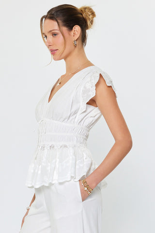 KIRBY BLUSE - WHITE
