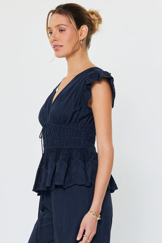 KIRBY BLUSE - NAVY