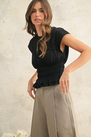 INDIA TOP - BLACK