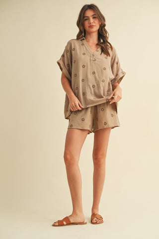 MARGA SHIRT AMD SHORT SET