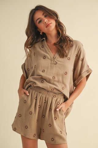MARGA SHIRT AMD SHORT SET