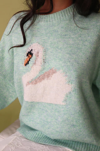 SWAN KNIT SWEATER