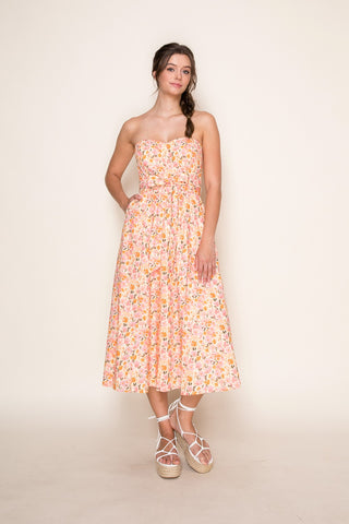 MANDARINA MIDI DRESS