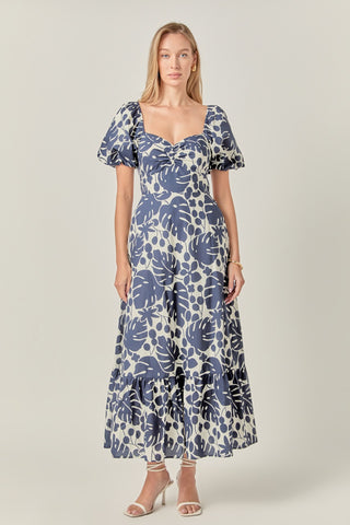 AZUL FLORAL MAXI DRESS