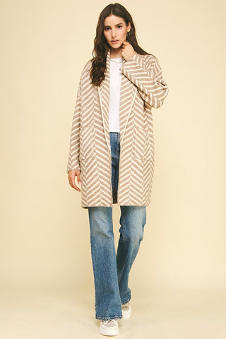 MORGAN CARDIGAN - OATMEAL