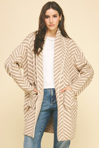 MORGAN CARDIGAN - OATMEAL