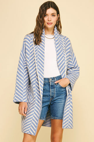 MORGAN CARDIGAN - BLUE