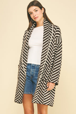 OLIVIA CARDIGAN - BROWN