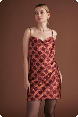 SASHA CHAIN STRAPS MINI DRESS