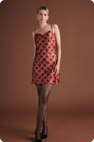 SASHA CHAIN STRAPS MINI DRESS