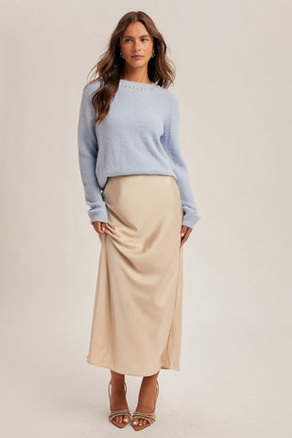 LOVE SWEATER -BLUE