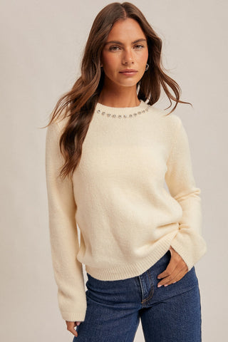 LOVE SWEATER - CREAM
