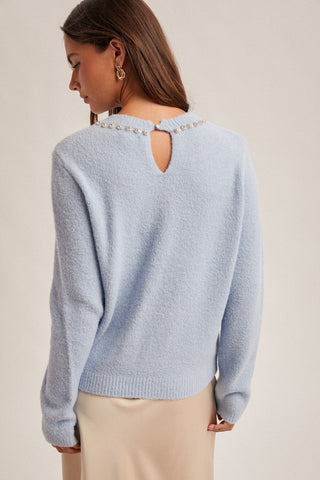 LOVE SWEATER -BLUE
