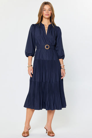 NILSA MIDI DRESS W/BELT