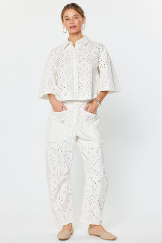 ARLET CROPPED BARREL PANTS