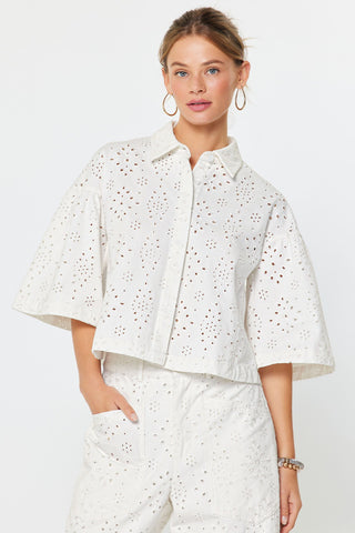 ARLET CROPPED SHIRT JACKET