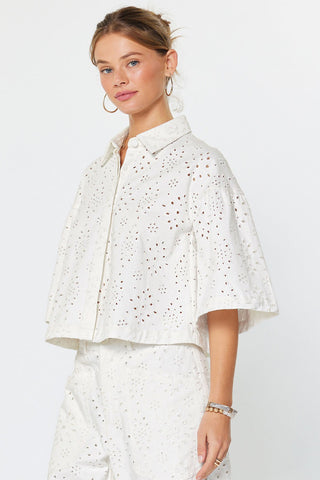 ARLET CROPPED SHIRT JACKET
