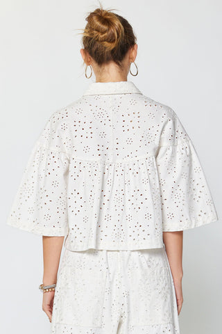 ARLET CROPPED SHIRT JACKET
