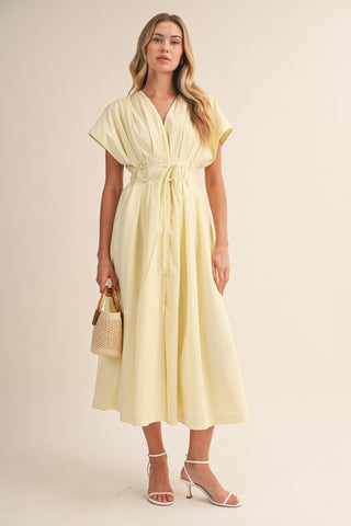 MARGARET SHORTSLEEVE MAXI DRESS