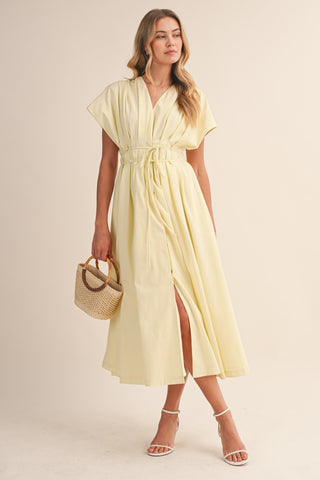 MARGARET SHORTSLEEVE MAXI DRESS