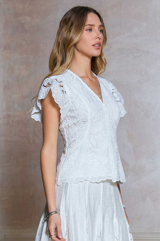 ISLA SHORT SLEEVE BLOUSE