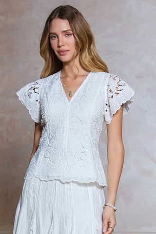 ISLA SHORT SLEEVE BLOUSE