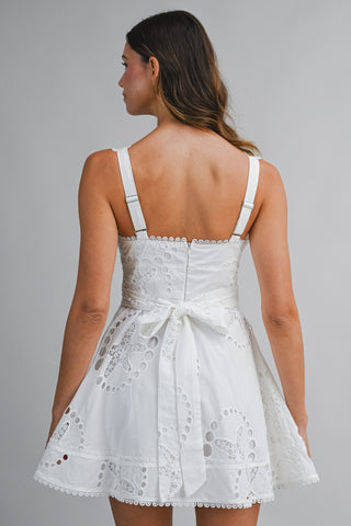 CAPRI MINI DRESS - WHITE