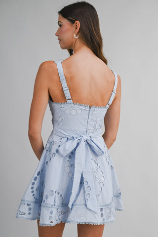 CAPRI MINI DRESS - LT BLUE
