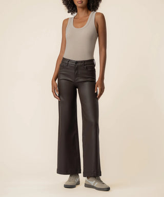MEG HIGH RISE (30") - COATED CHOCOLATE