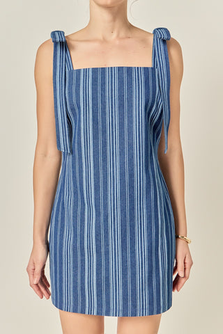 IRIS DENIM MINI DRESS